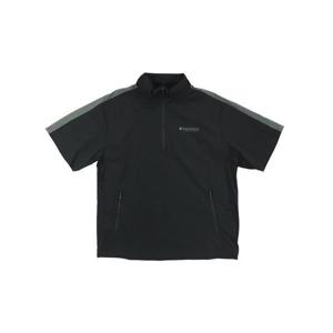 디스커버리 공용 우븐 트레이닝 반팔 아노락 DXTR6E043-BKS