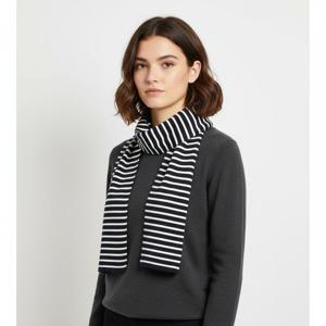 세인트제임스  FW25 공용 두가이 R 머플러 DUGUAY R NAVY ECUME