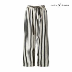 [나인식스뉴욕] 스트라이프 밴딩 롱 팬츠 (NQ3PT007M0)