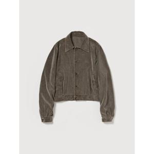 라프리마 오라리 PIGMENT 다이드 FINX 코듀로이 블루종 OLIVE BROWN 피그먼 A25AB01FC