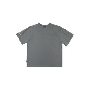 디스커버리 공용 경량 고프코어 우븐 반팔티셔츠 DXTR76043-GRL