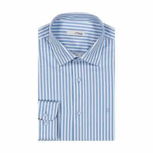 듀퐁셔츠 SE4SM21LS324SBU 스트라이프 슬림핏 긴팔셔츠