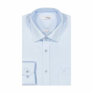 듀퐁셔츠 SE4SM11LS120SBU 스트레치 미니 도비체크 일반핏 긴팔셔츠