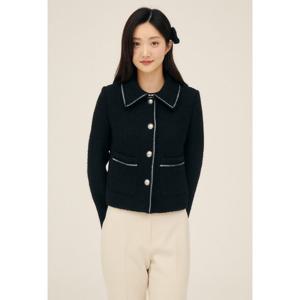 JJ지고트 브레이드 디테일 크롭 재킷 (GP2M0JK901)