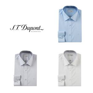 (S.T듀퐁)24년 SS 신상 슬림핏 구김적은 도비 긴팔 셔츠 3종 -SE4SM21LS316SGY외