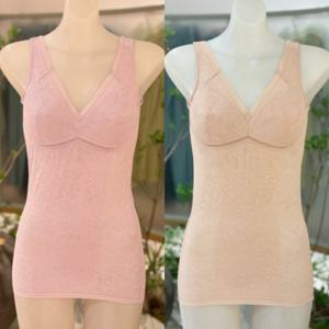 (C컵)(VBTL706)통기성 좋고 시원한 인견 부유방 커버 몸매 보정 메쉬 노와이어 바디 쉐이퍼