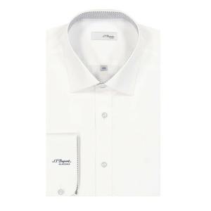 듀퐁셔츠 SE4SM21LS363SWH 면혼방 슬림핏 긴팔 셔츠