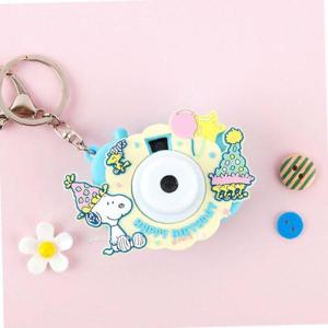 스누피 카메라 키링-파랑