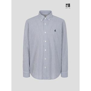 빈폴맨 FW24 이지케어 스트라이프 셔츠 - 블루 (BC4764C50P) BC4764C50P