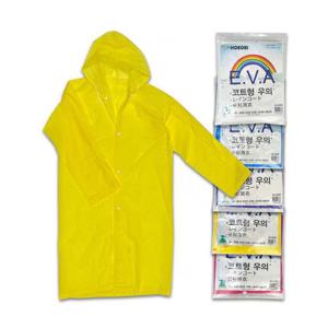 회오리 EVA 코트형 우의 우비 비옷 KO-5000 선택형 -O