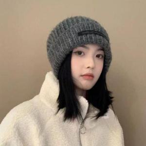 남자 여자 외출 캐주얼 패션 골지 니트 비니