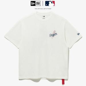 뉴에라 뉴에라 MLB LA 다저스 치어링 푸드 티셔츠 오프 화이트 14536500 114536500