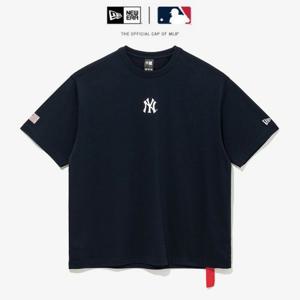 뉴에라 뉴에라 MLB 뉴욕 양키스 스크립트 티셔츠 이브닝 블루 14679813 114679813