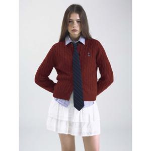 후아유 후아유 여성 스티브 케이블 가디건 WHCKF4901F WHCKF4901F