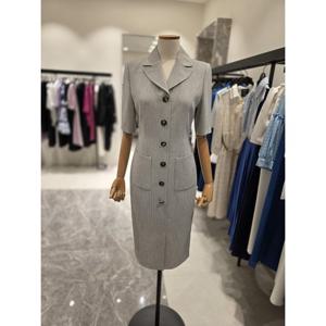 모조에스핀 모조에스핀 카라넥 단추포인트 원피 (J252XSE015) J252XSE015