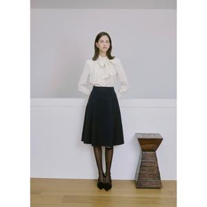 샤틴 플레어 A라인 미디스커트 (S253B301) S253B301