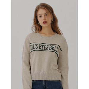 숲 레터링 포인트 니트(SA9LK30) SA9LK30