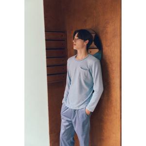 비너스 란제리 코트나 기모 체크 남성 홈웨어바지 VEP3951M VEP3951M