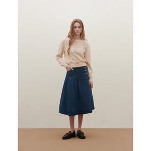 샤틴 하트 자카드 리본 니트 (S251B964) S251B964