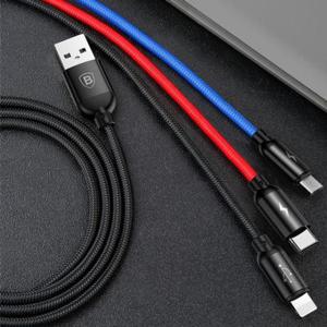 8핀케이블 프라이머리 컬러 케이블 3in1 5핀/8핀/C타입