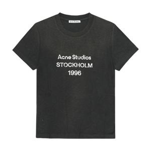 라프리마 아크네스튜디오 CL0395 FADED BLACK 공용 반팔티