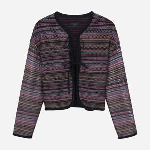 써스데이아일랜드 (써스데이아일랜드) 스트라이프 타이 블라우스 T262MBL134 T262MBL134