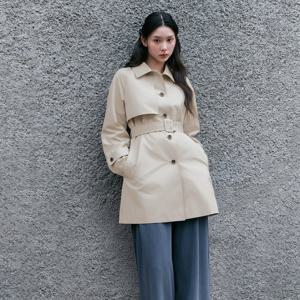 잇미샤 잇미샤 벨티드 하프 트렌치 코트 ITQ3ZBY870 ITQ3ZBY870