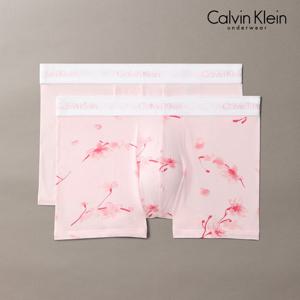 캘빈클라인진 NB43914TW 2팩 남성 아이콘 코튼 스트레치 트렁크 NB43914TWZD