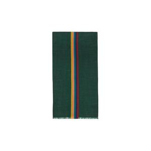 26 SS 폴스미스 남성 그린 스트라이프 스카프 232260M150003