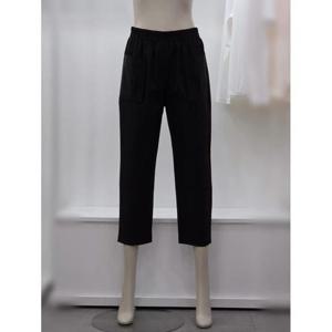 프렐린 세이브존02 블랙 밴딩 배기 팬츠 RPP262M10