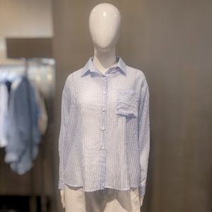 [페이지플린]줄무늬 시스루 남방셔츠 F6ABL009A