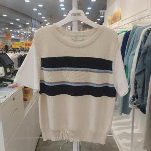 오프리미츠 H 레이어드배색티셔츠 B25KT2406