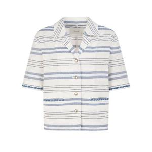 헤지스 여성 니트라이크 반팔 자켓 HSJA6B403 HSJA6B403