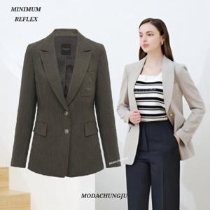 [미니멈]MD 포켓 레터링 심플 자켓  MD MMZBAWJ3160_CJ