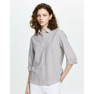 헤지스 여성 HSSH6B304 코튼린넨 7부 셔츠 HSSH6B304