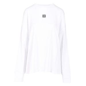 25FW Loewe 롱 SLEEVE T 셔츠 화이트 H526Y22XAY2100 TP574356327