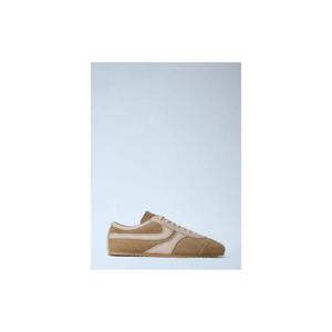 26 SS 드리스반노튼 여성 Suede Trimmed Sneakers dvn0263027bei