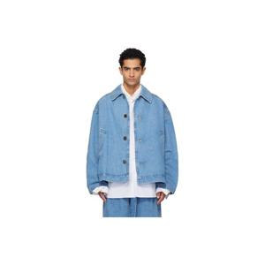 드리스반노튼 청자켓 블루 헤비 데님 재킷 261358M177009