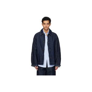 드리스반노튼 청자켓 네이비 헤비 데님 재킷 261358M177010