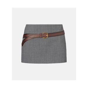 프라다 아플리케 미니스커트 P01025155