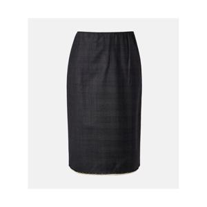 프라다 체크 울 펜슬 스커트  P01154880