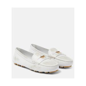 미우미우 디스트레스드 스웨이드 페니 로퍼 P00887130