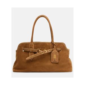 미우미우 Adventure 스웨이드 토트 백 P01042336