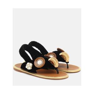 미우미우 임벨리시드 샌들 P00454690