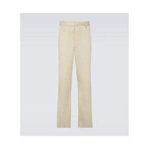 프라다 코튼 블렌드 스트레이트 팬츠 P00899843