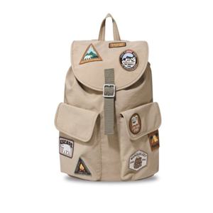[지프]남녀공용  와펜 러기지 플랩 백팩  베이지(JQ0GAU027BE)