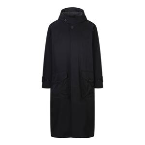 [지이크]캐쥬얼 블랙후드 트렌치코트HN0273