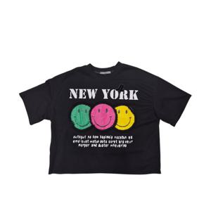 [르니앤맥코이(여성)]오버핏 스마일 티(MN06TS006FJY)