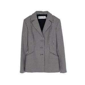 [엘러브] 디올 30몽테뉴 하운즈투스 바 자켓 34 블랙/화이트 6ET0583