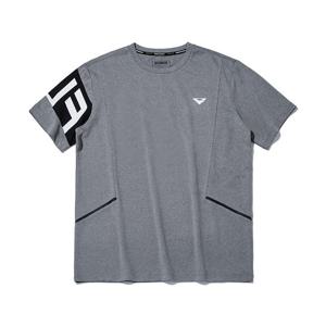 인터크루 남성 블럭장식스포티반팔티 ITW2RR09AMG (멜란지그레이)